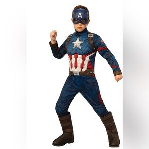 Rubie’s Marvel Avengers Deluxe Captain America Child costume. #610425.